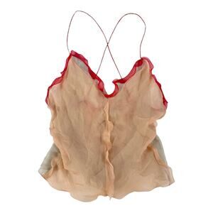 Fendi Silk Sheer Tanktop